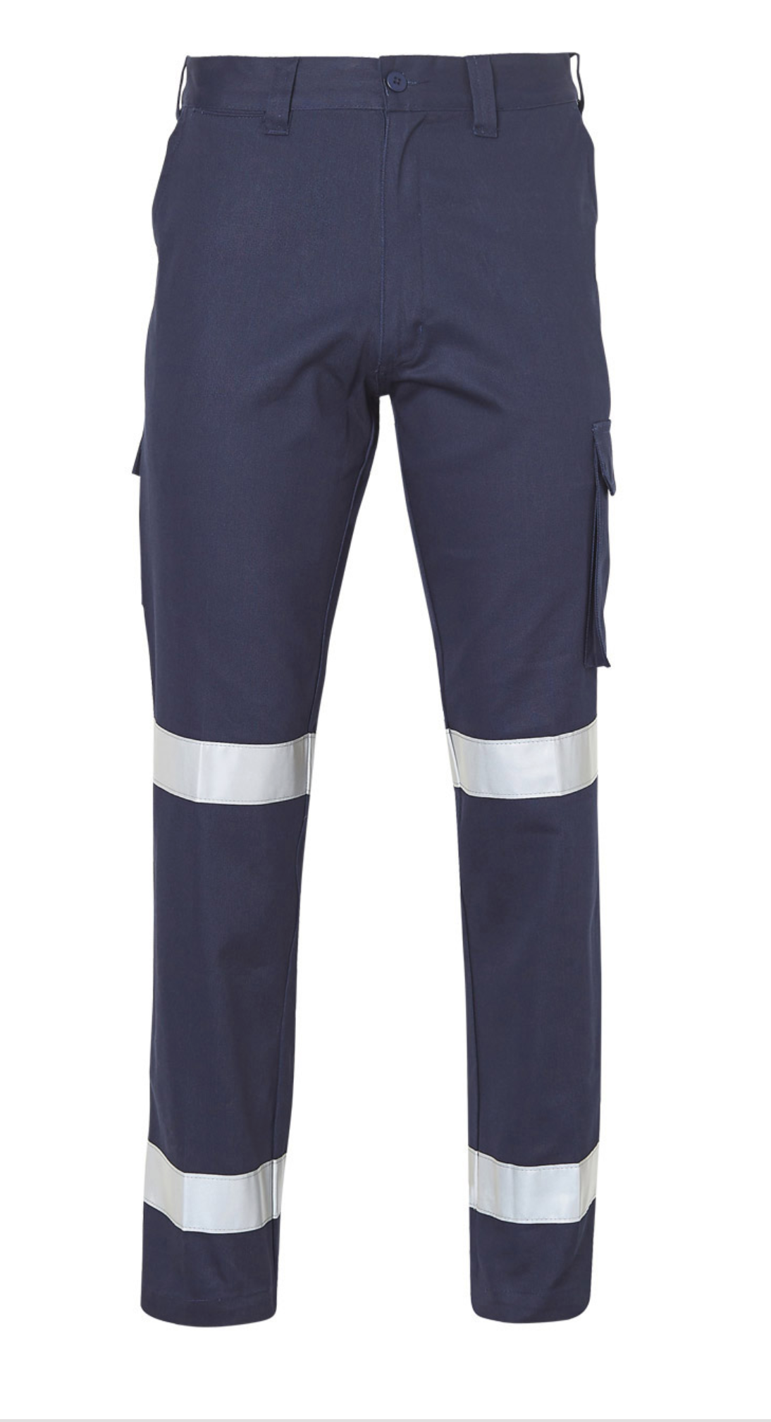 WP13HV Mens Heavy Cotton Pre-shrunk Drill Pants Longer Leg Size with 3M Scotchlite Reflective Tapes