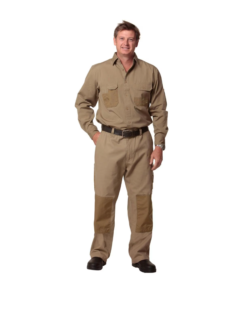 WT06 Mens Cordura® Durable Long Sleeve Work Shirt