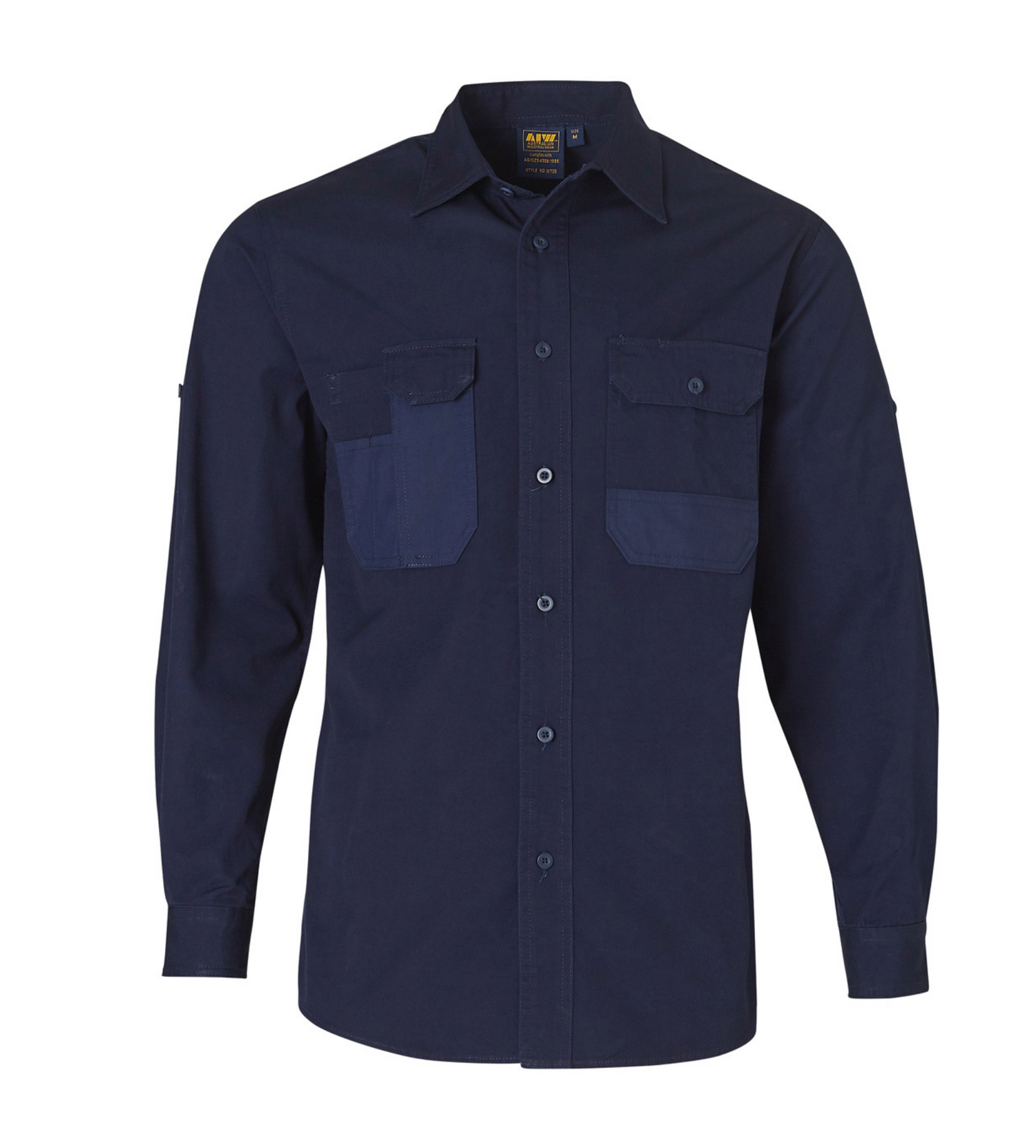 WT06 Mens Cordura® Durable Long Sleeve Work Shirt
