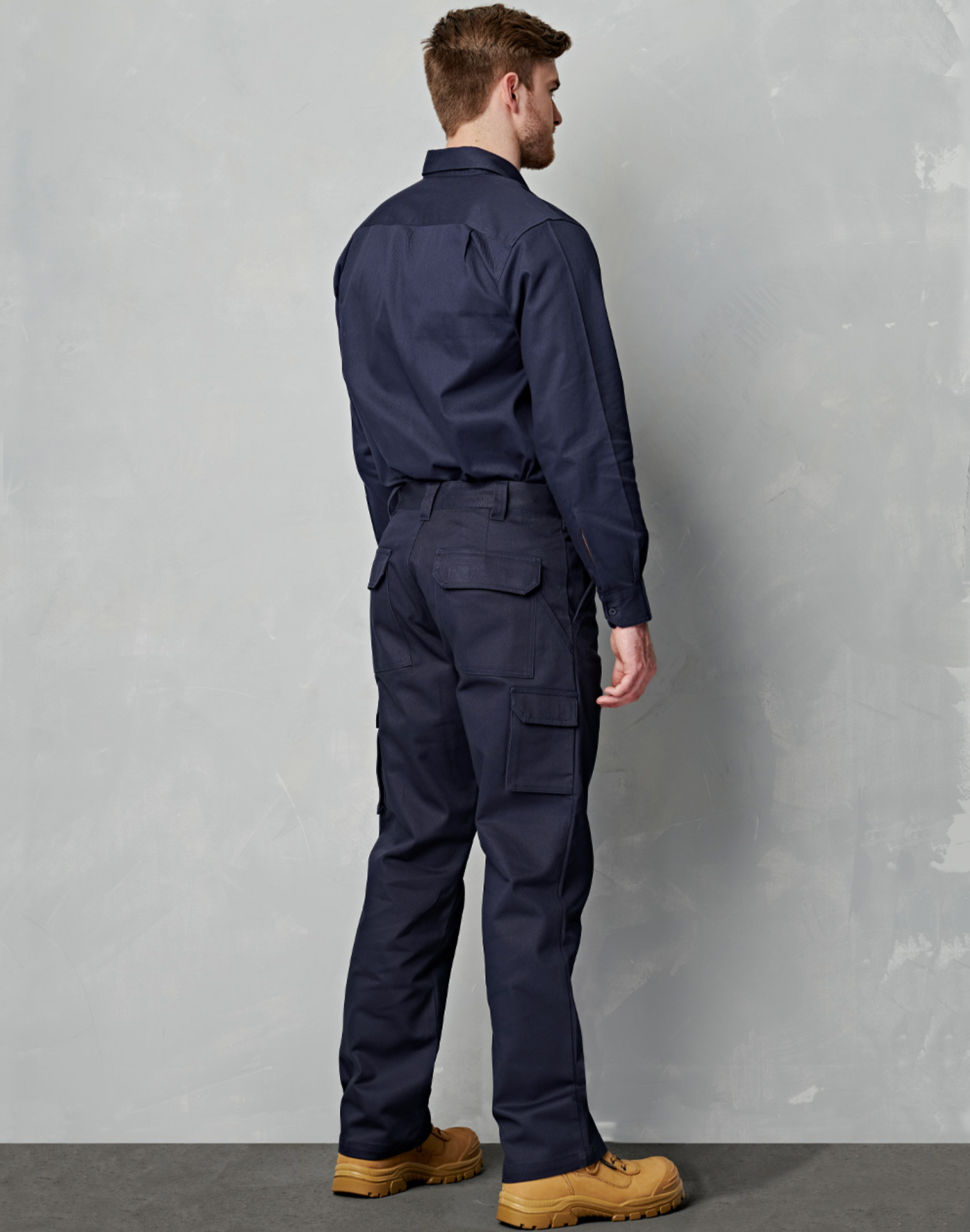 WP08 Mens Heavy Cotton Pre-shrunk Drill Pants Stout Size