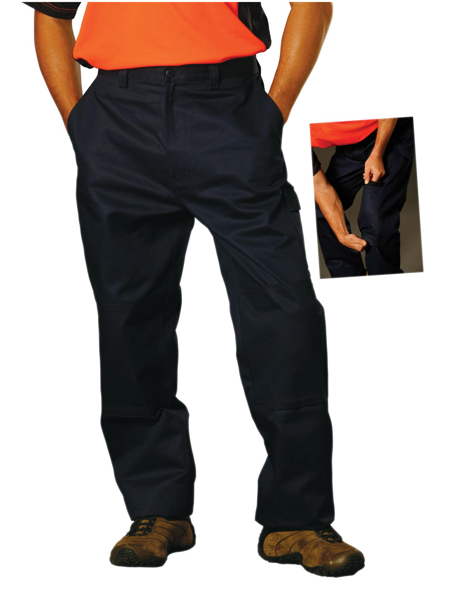 WP03 Mens Heavy Cotton Pre-shrunk Cargo Pants