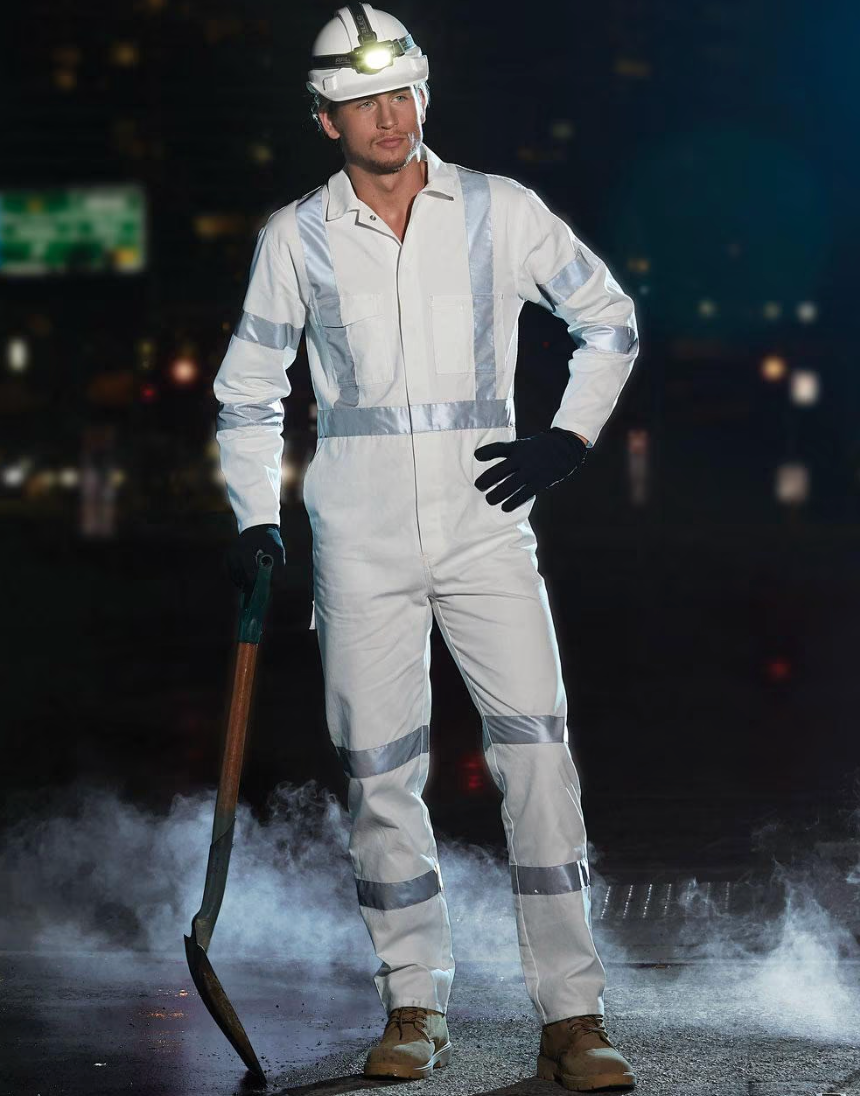 WA09HV Mens Biomotion Nightwear Coverall With X Back Tapes