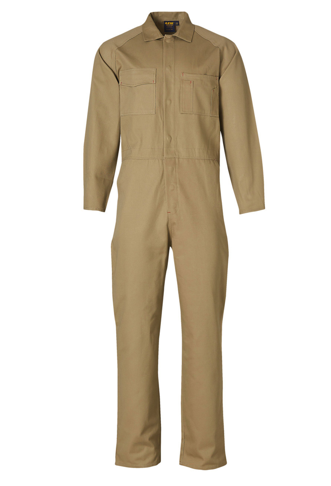 WA08 Mens Cotton Drill Coverall Stout Size