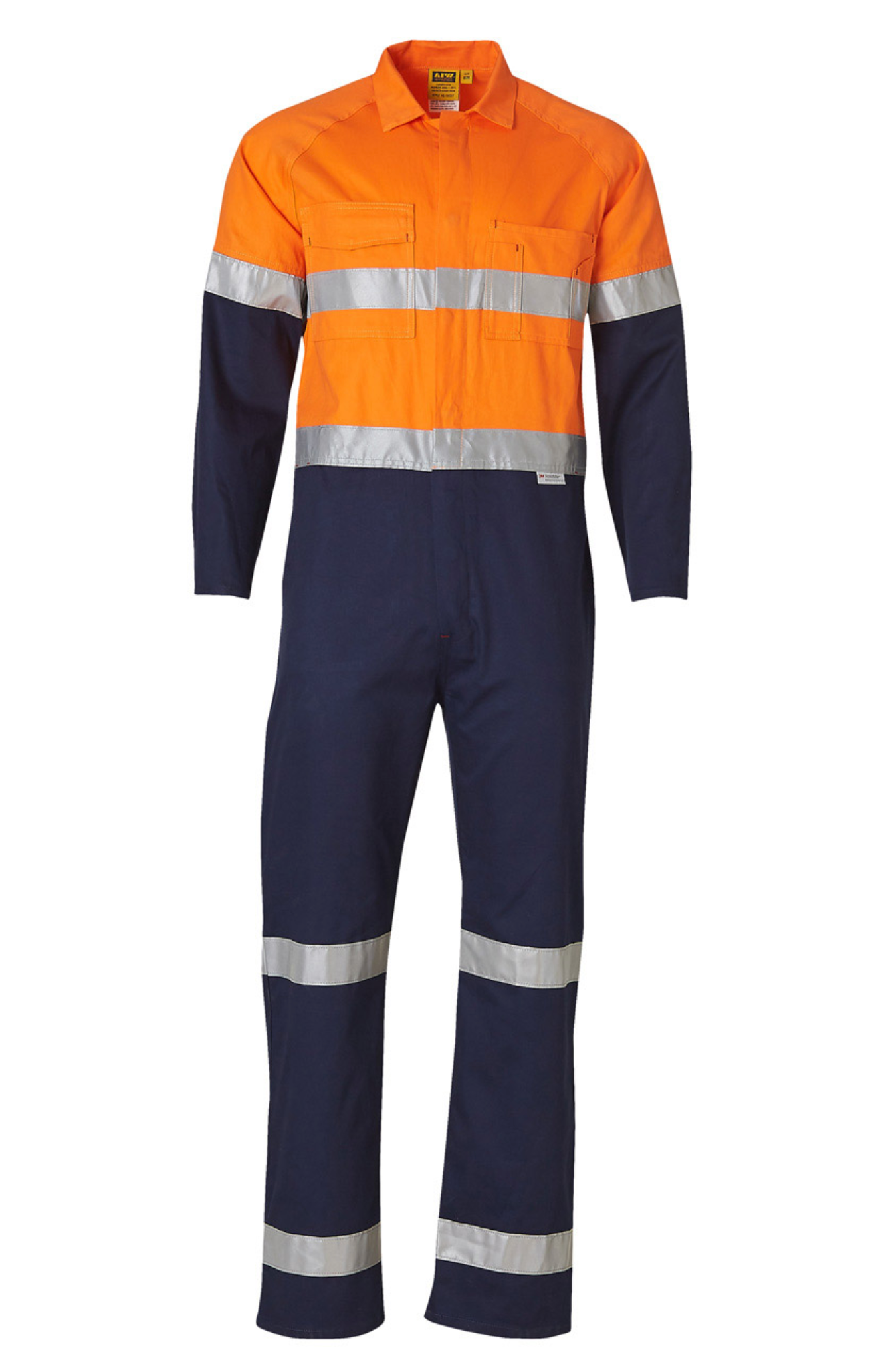 Mens Cotton Drill Coverall with 3M Scotchlite Reflective Tapes
