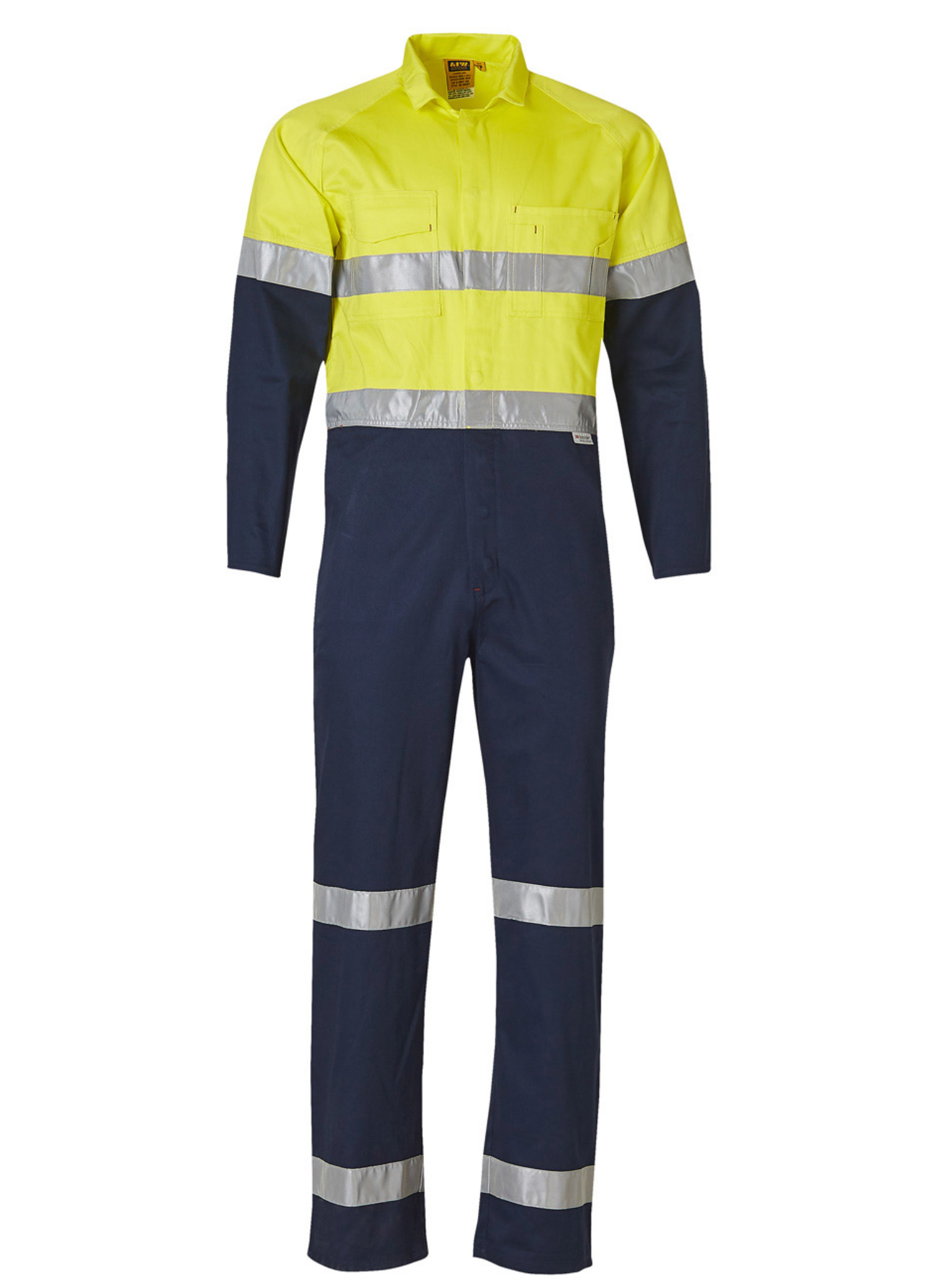 Mens Cotton Drill Coverall with 3M Scotchlite Reflective Tapes