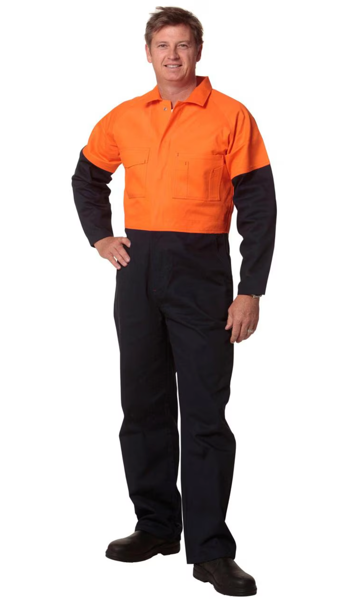 SW204 Mens Regular Size, Cotton Drill Coverall