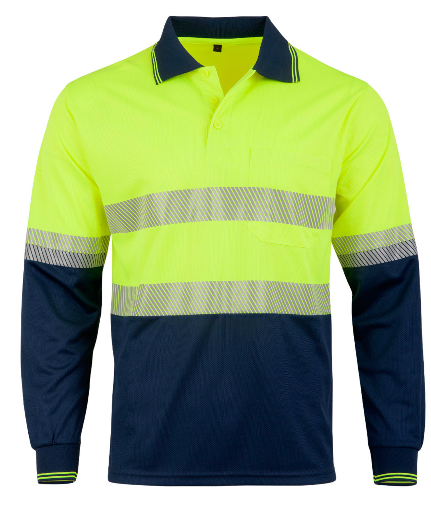 SW86 UNISEX COOLDRY® SEGMENTED LS POLO