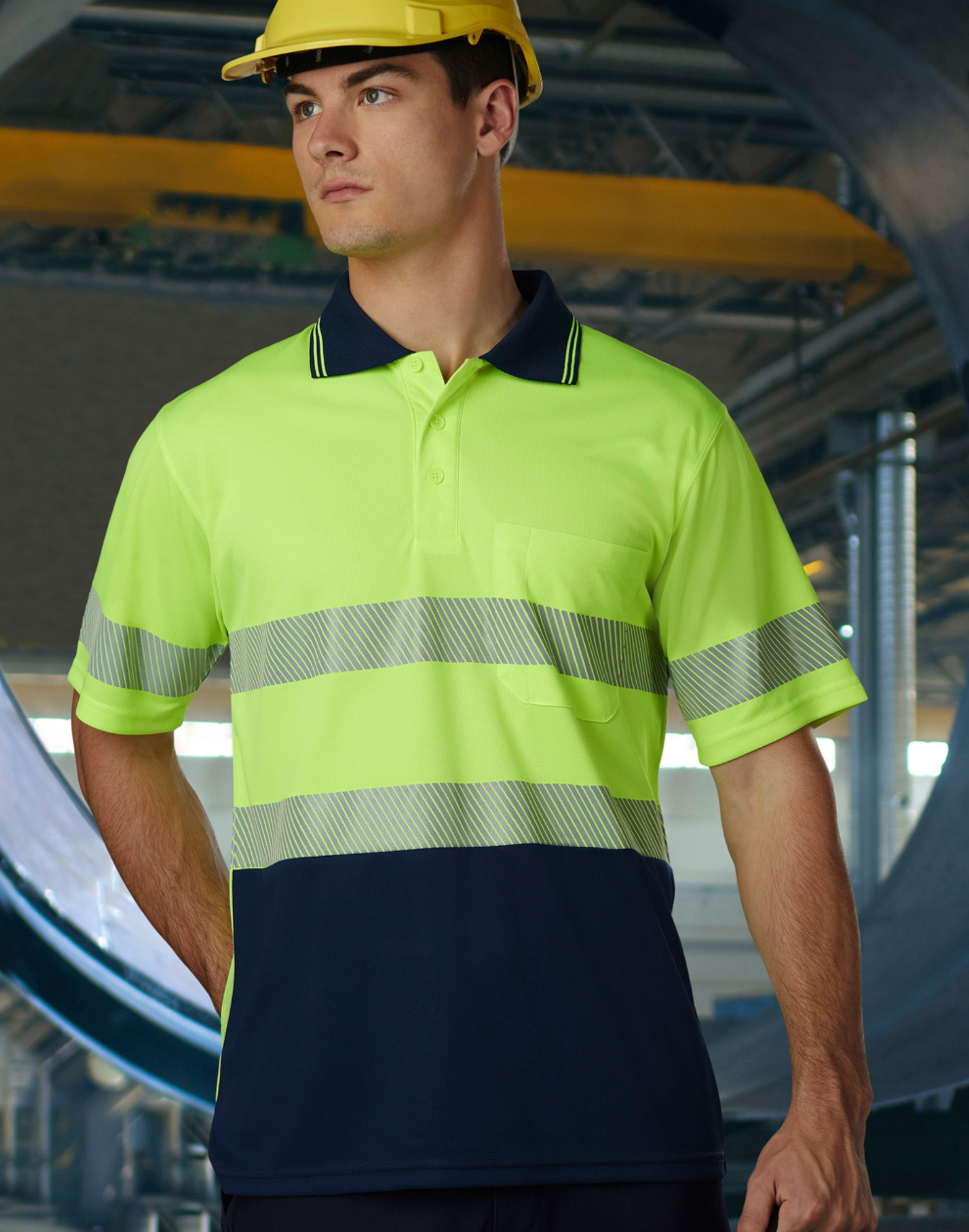 SW85 UNISEX COOLDRY® SEGMENTED SS POLO