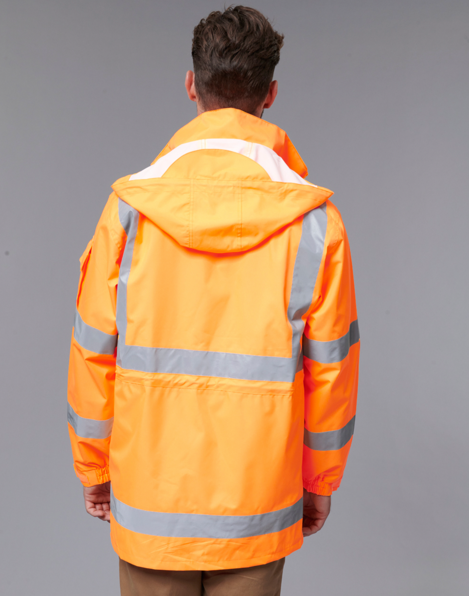 SW75 UNISEX VIC Rail Hi Vis Safety Jacket