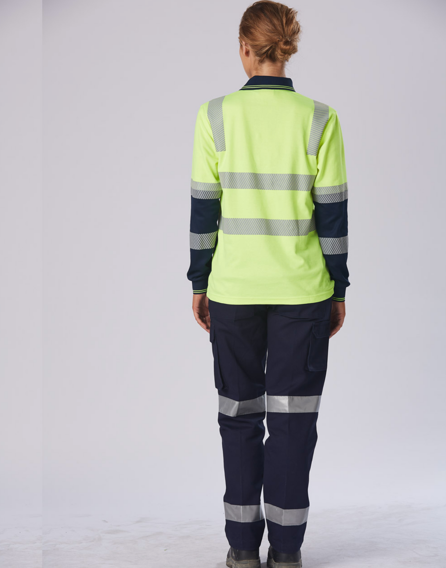 SW74 UNISEX TRUEDRY® BIOMOTION SEGMENTED LS SAFETY POLO