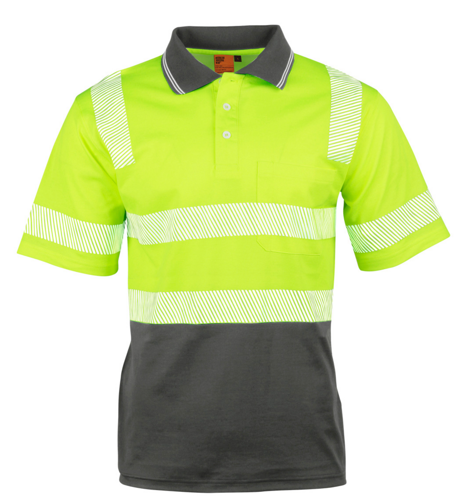 SW73 UNISEX TRUEDRY® BIOMOTION SEGMENTED SS SAFETY POLO