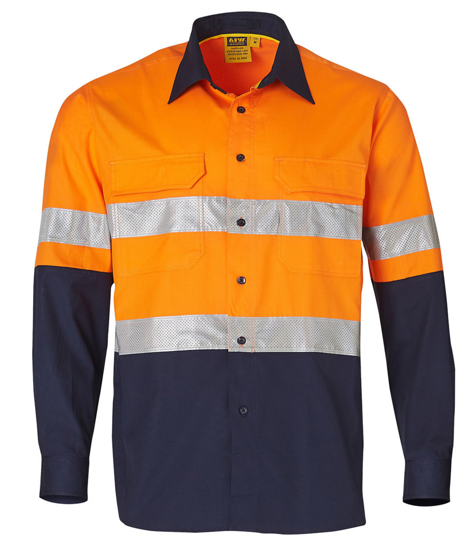 SW69 RIP-STOP LONG SLEEVE SAFETY SHIRT