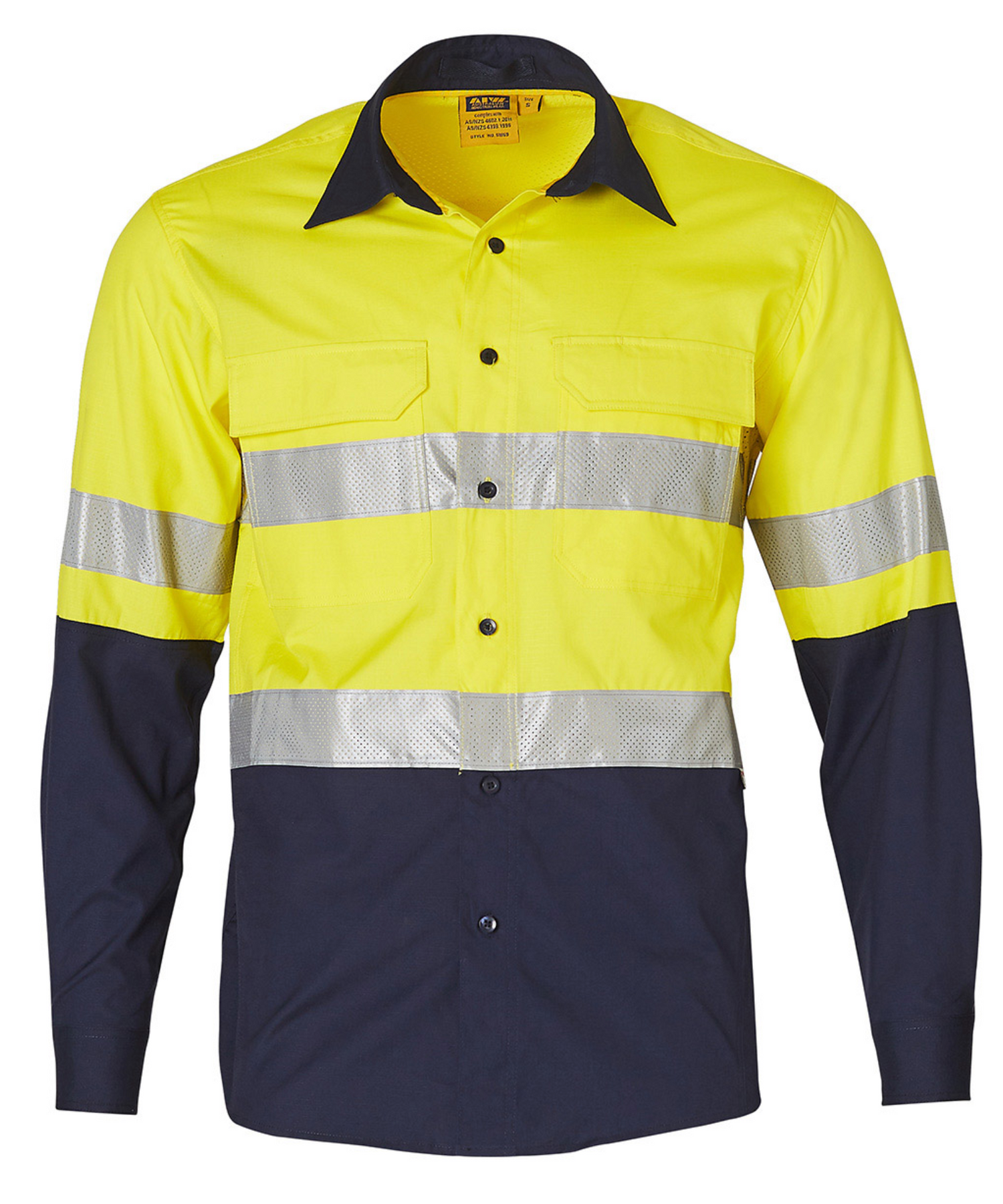 SW69 RIP-STOP LONG SLEEVE SAFETY SHIRT