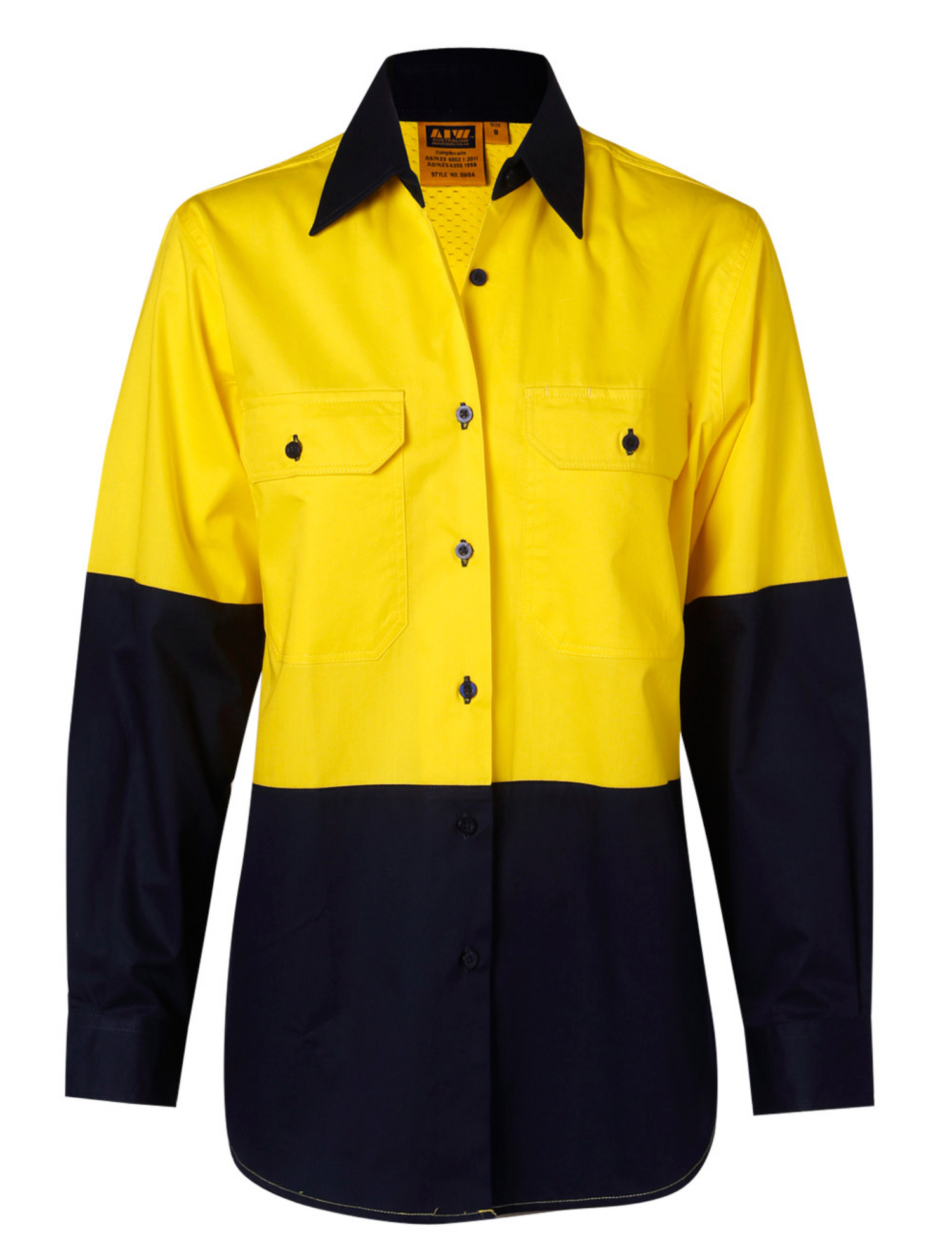 SW64 WOMEN'S High Visibility Cool-Breeze Cotton Twill Safety Shirts