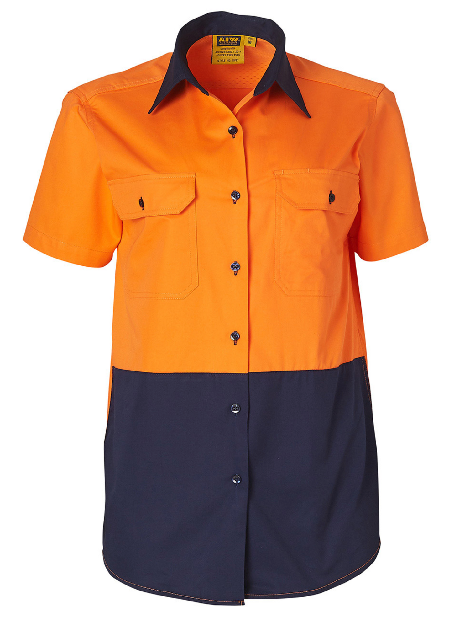 SW63 WOMEN'S High Visibility Cool-Breeze Cotton Twill Safety Shirts