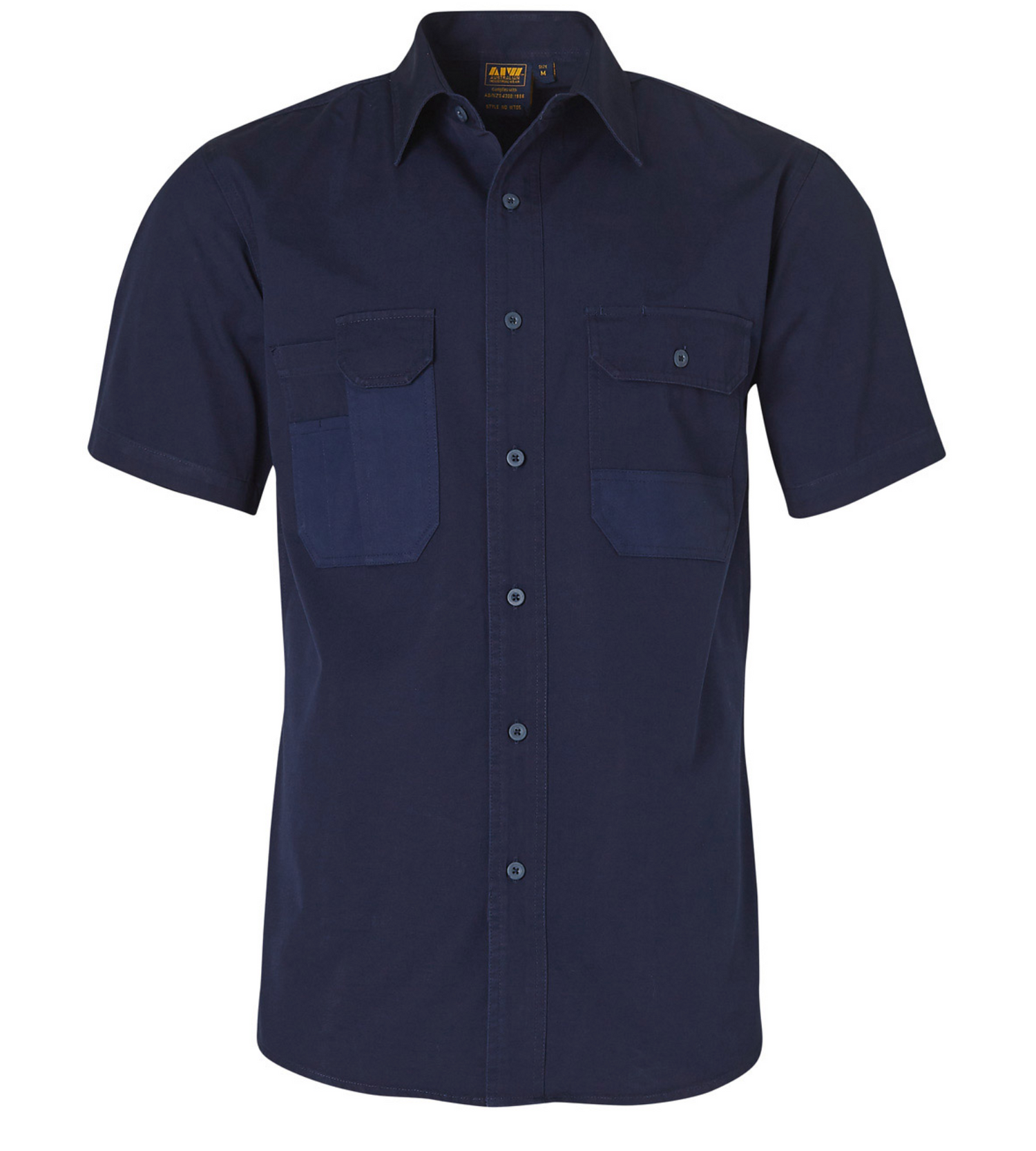 WT05 Mens Cordura® Durable Short Sleeve Work Shirt