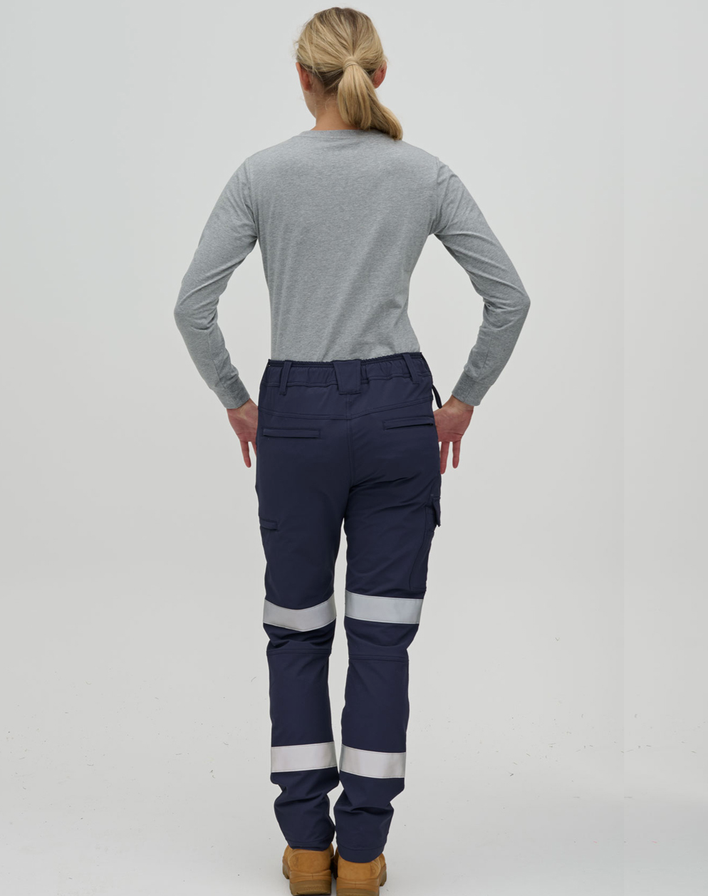 WP30HV Unisex DWR Water Repellent Flexi Work Pants with Tapes