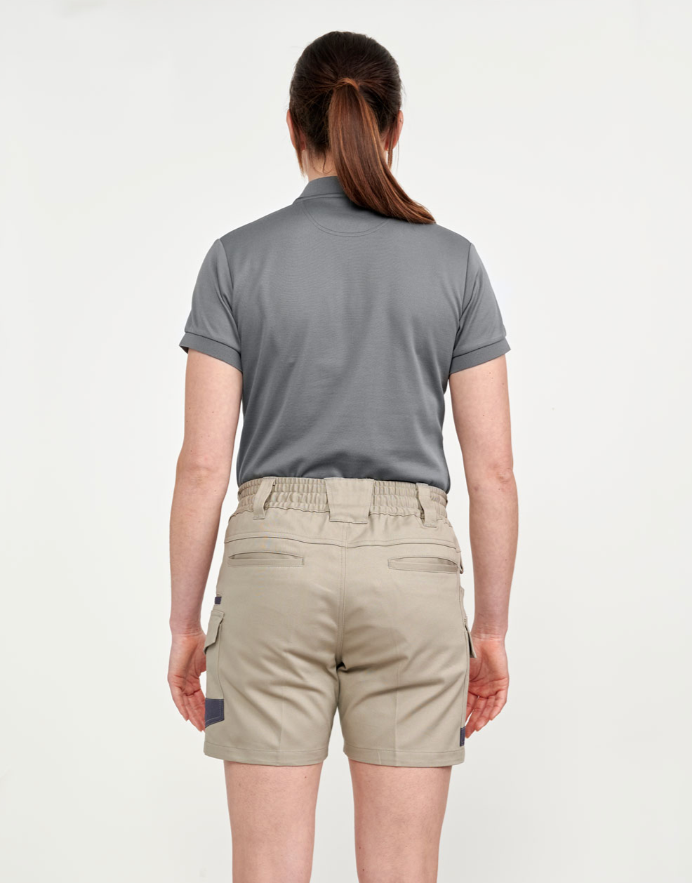 WP29 Unisex Cotton Stretch Drill Cuffed Work Shorts