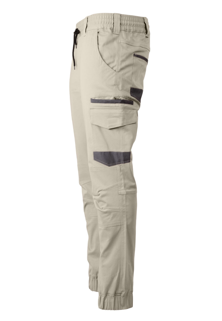 WP28 Unisex Cotton Stretch Drill Cuffed Work Pants