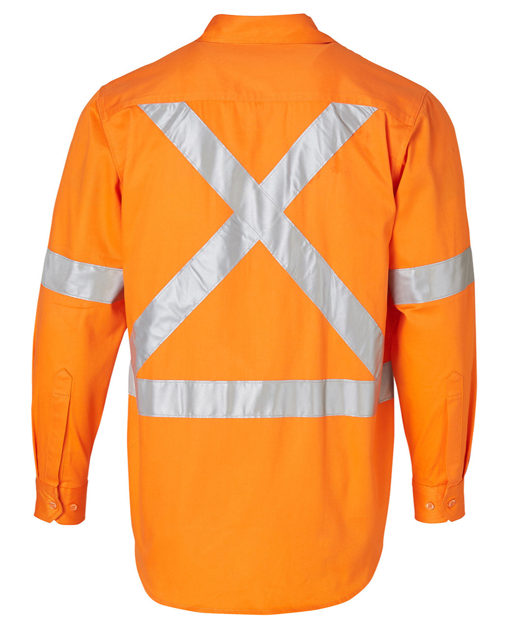 SW56 Mens High Visibility Regular Weight Long Sleeve Drill Shirt