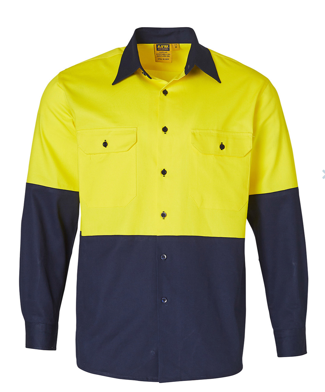 SW54 High Visibility Long Sleeve Work Shirt