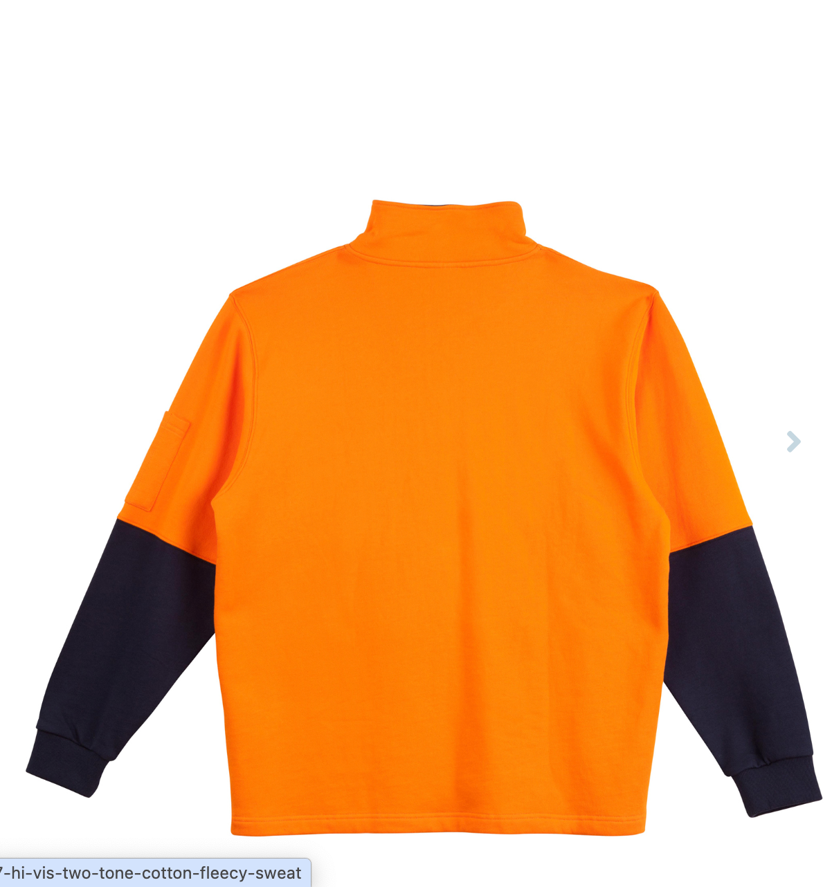 SW47 Mens Hi-Vis Two Tone Cotton Fleecy Sweat