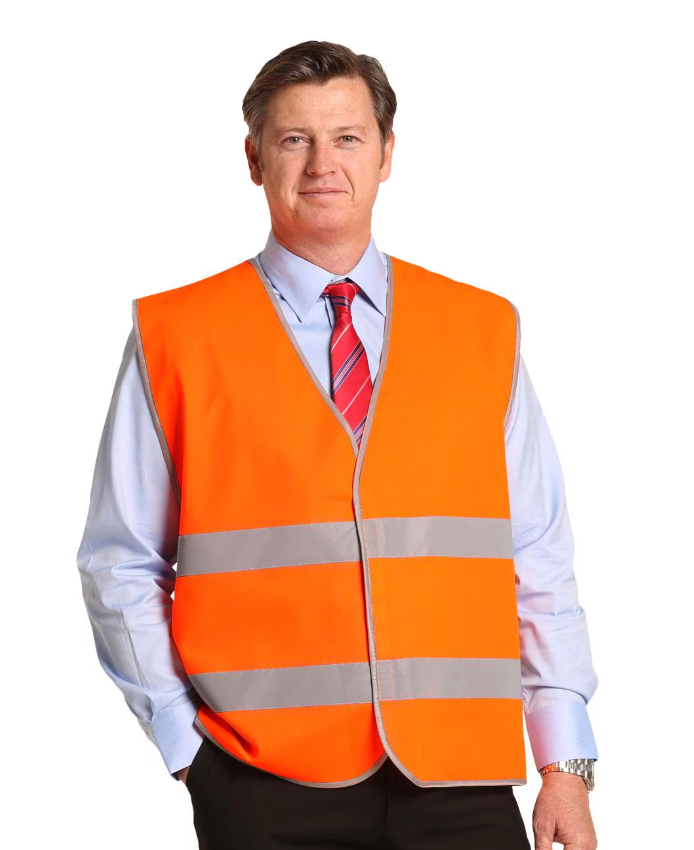 SW44 Hi-Vis Safety Vest With Reflective Tapes