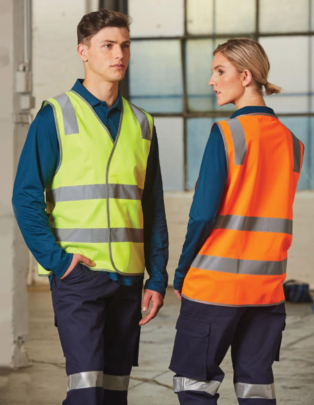 SW43 Safety Vest With Shoulder Tapes