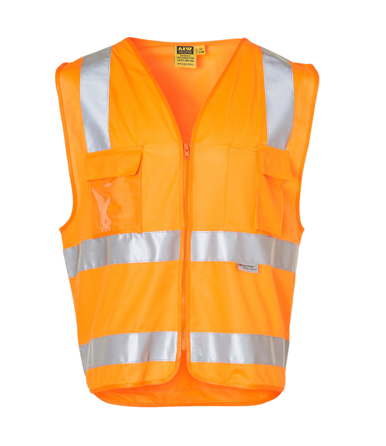 SW42 High Visibility Safety Vest with Chest pockets and 3M Tapes