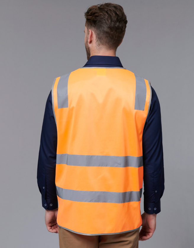 SW40 Unisex Hi-Vis Safety Vest With Reflective Tapes
