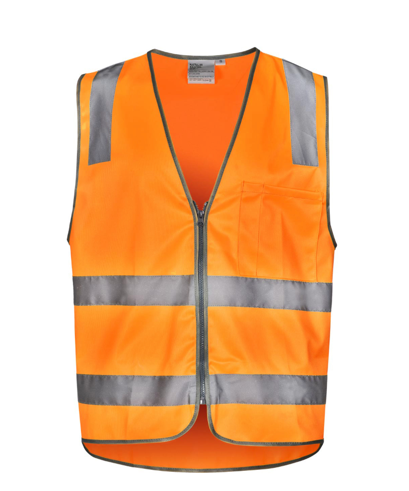 SW40 Unisex Hi-Vis Safety Vest With Reflective Tapes