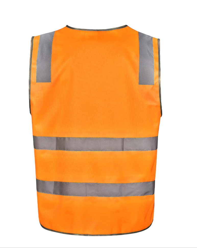 SW40 Unisex Hi-Vis Safety Vest With Reflective Tapes