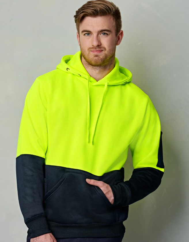 SW38 Adults’ Hi-Vis Two Tone Kangaroo Pocket Hoodie