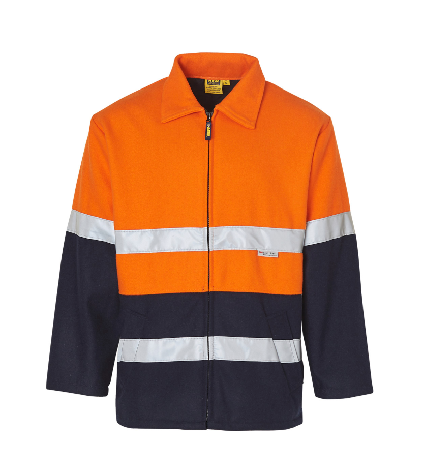 SW31A Hi-Vis Two Tone Bluey Safety Jacket with 3M Tapes