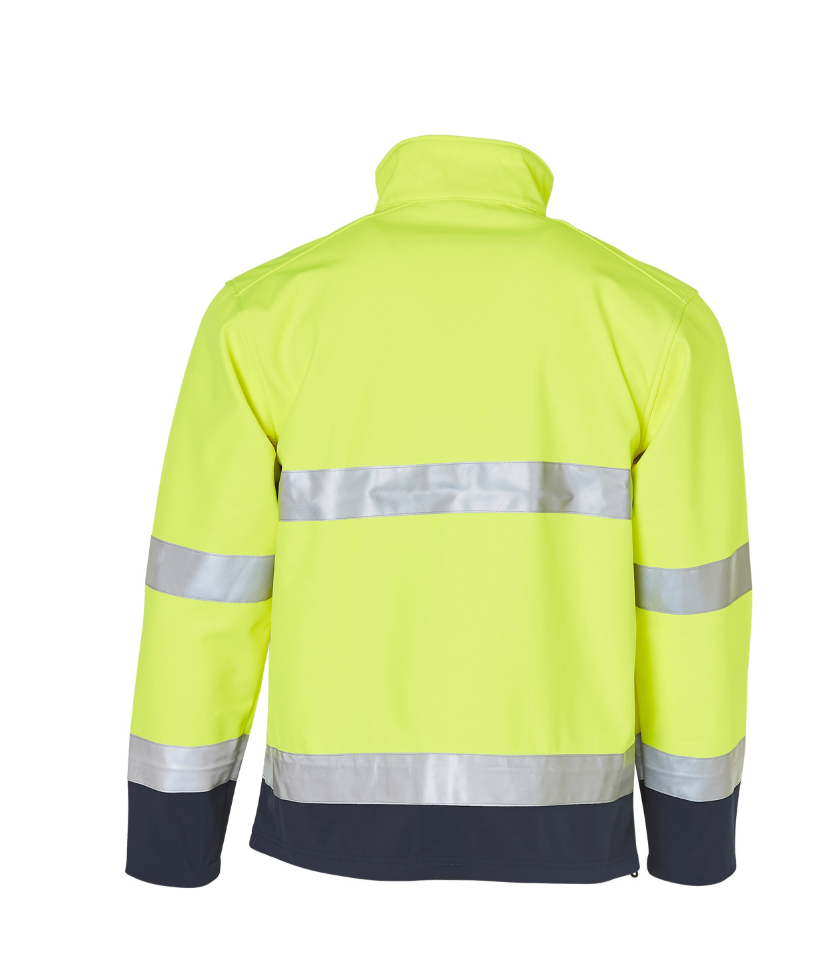 SW29 High Visibility Two Tone Softshell Jacket with 3M Reflective Tapes