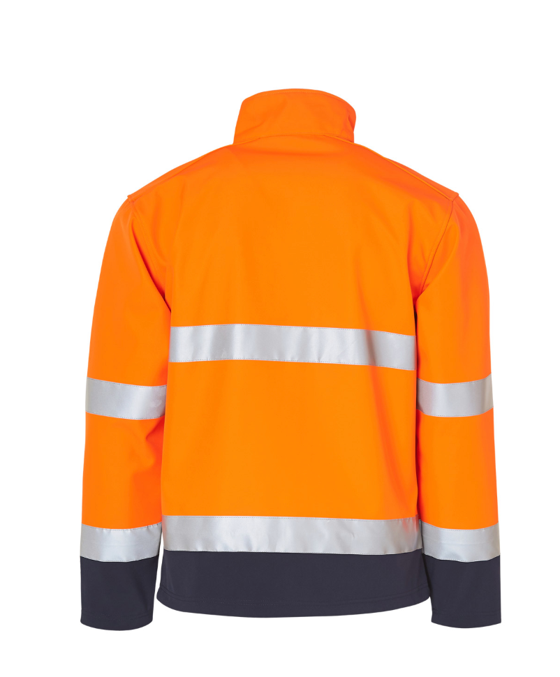 SW29 High Visibility Two Tone Softshell Jacket with 3M Reflective Tapes