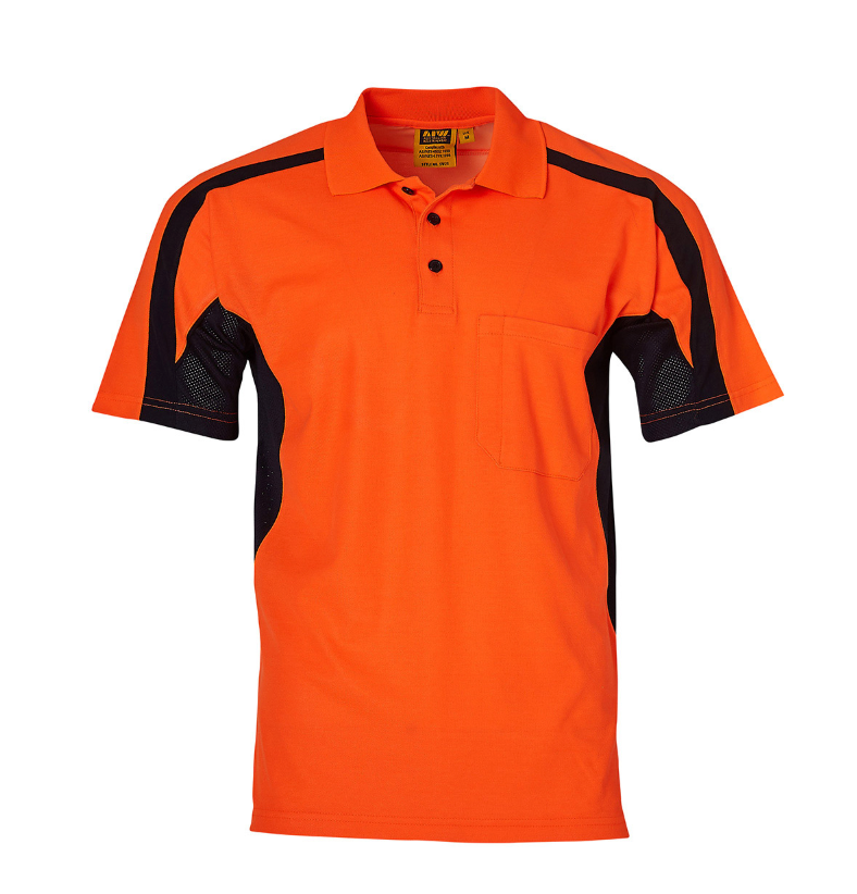 SW25 Unisex TrueDry® Hi-Vis Polo with Reflective Piping