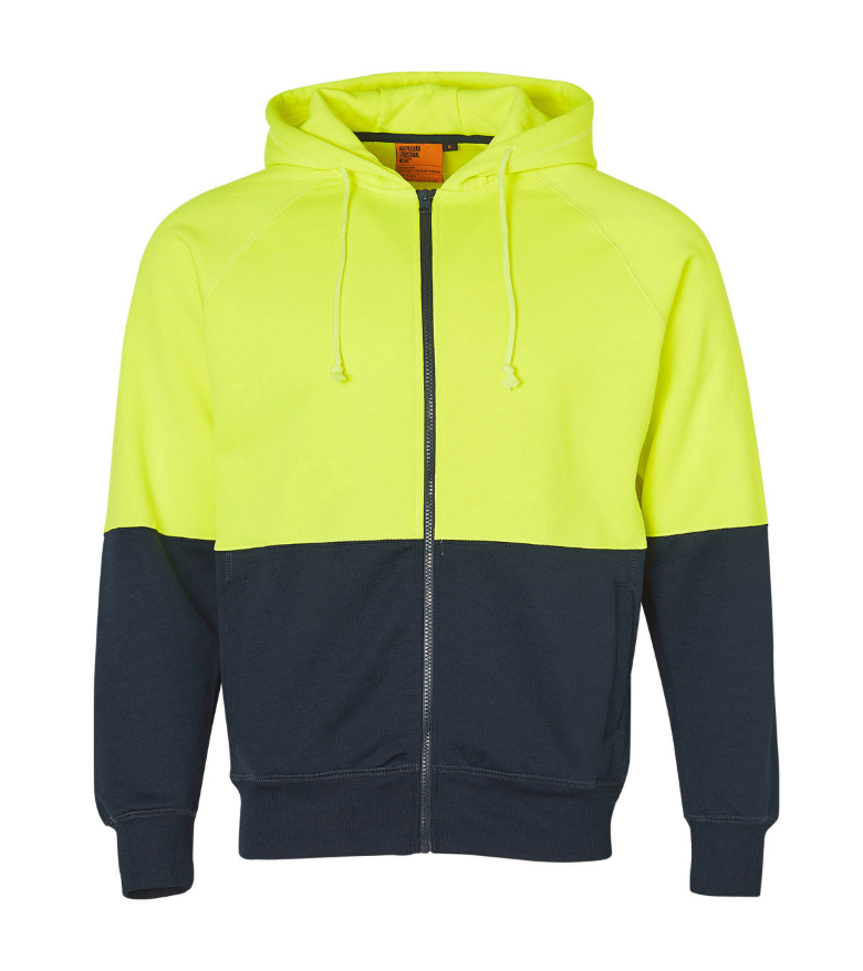 SW24 High Visibility Two Tone Fleecy Hoodie