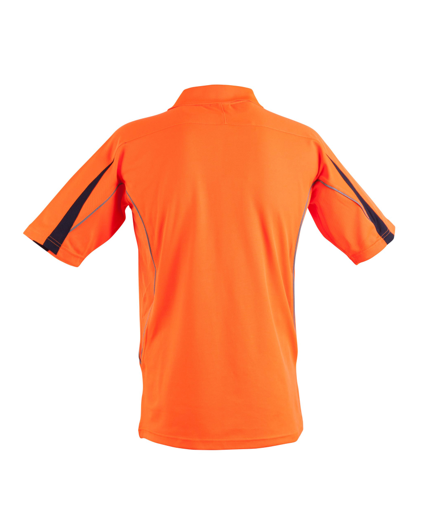 SW25A MEN'S HI-VIS LEGEND SHORT SLEEVE POLO