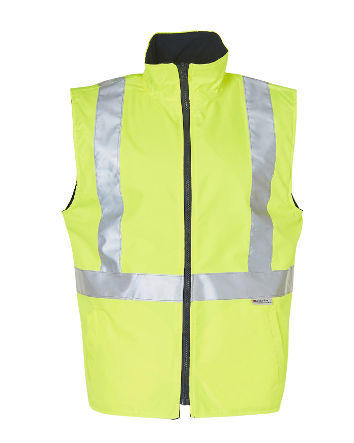 SW19A High Visibility Two Tone Vest With 3M Reflective Tapes