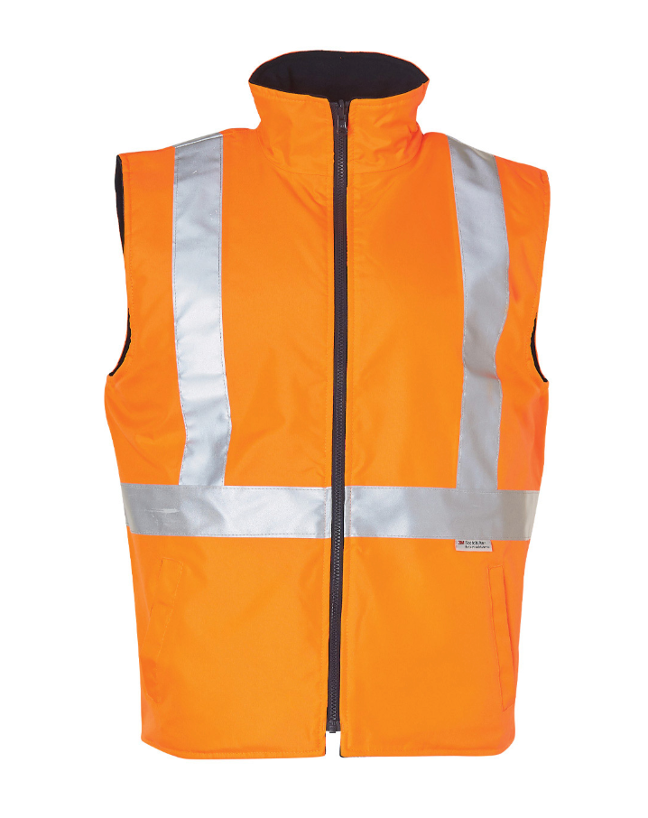 SW19A High Visibility Two Tone Vest With 3M Reflective Tapes