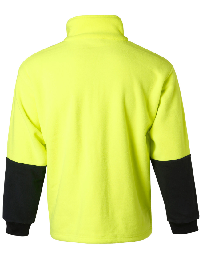 SW07 High Visibility Polar Fleece Half Zip Pullover