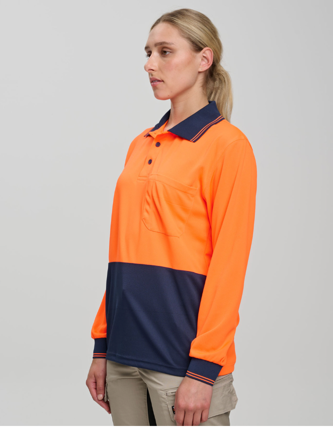 SW05TD CoolDry® Micro-mesh Safety Polo Long Sleeves