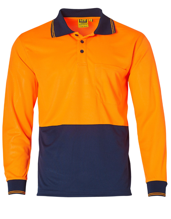 SW05TD CoolDry® Micro-mesh Safety Polo Long Sleeves