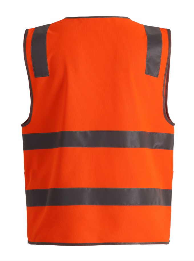 SW04 Unisex Hi-Vis Safety Vest with ID & Utility Pockets