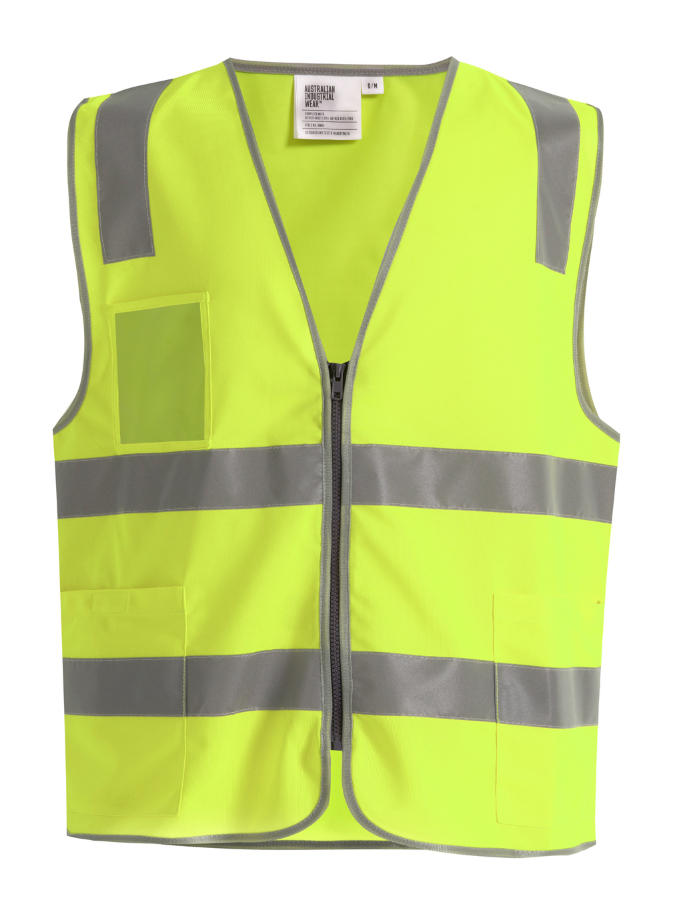 SW04 Unisex Hi-Vis Safety Vest with ID & Utility Pockets