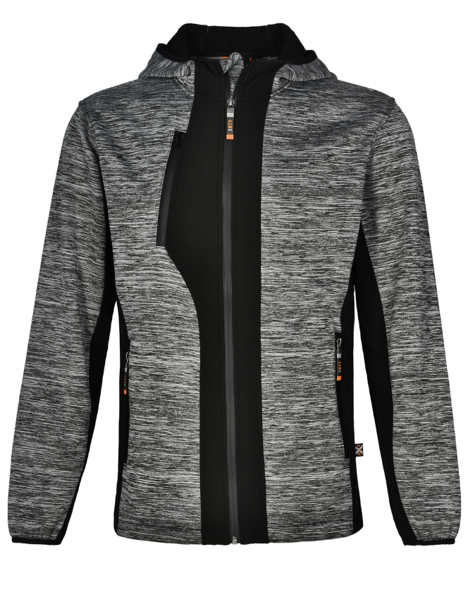 JK49 Unisex Laminated Functional Knit Hoodie